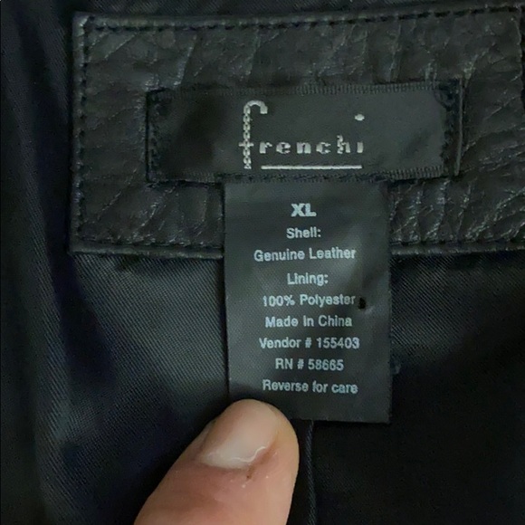 Trendy cute leather blazer - Picture 7 of 7